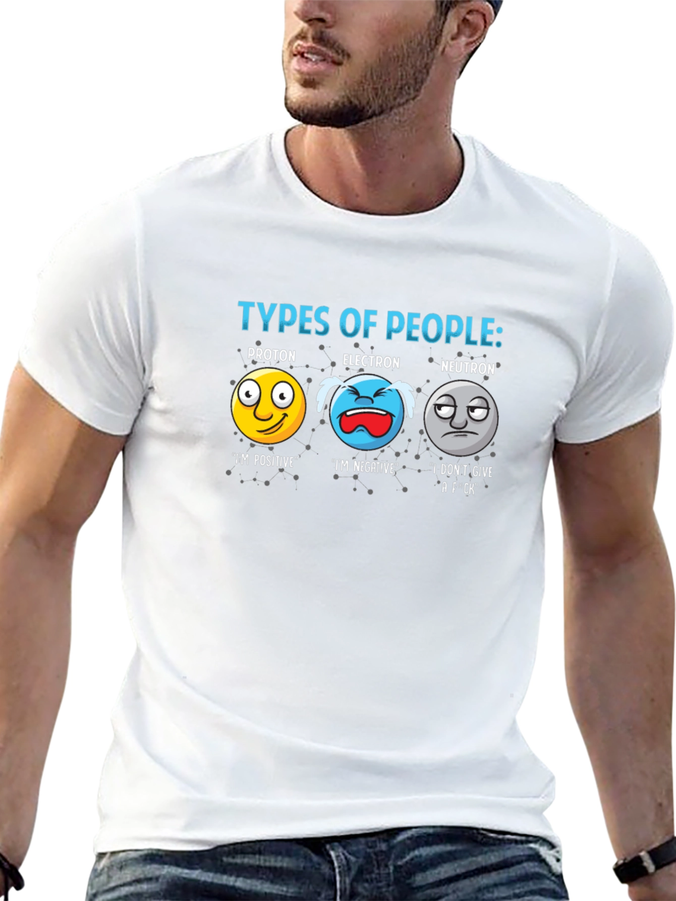 Camiseta Humor Ciencia: Tipos de Personas