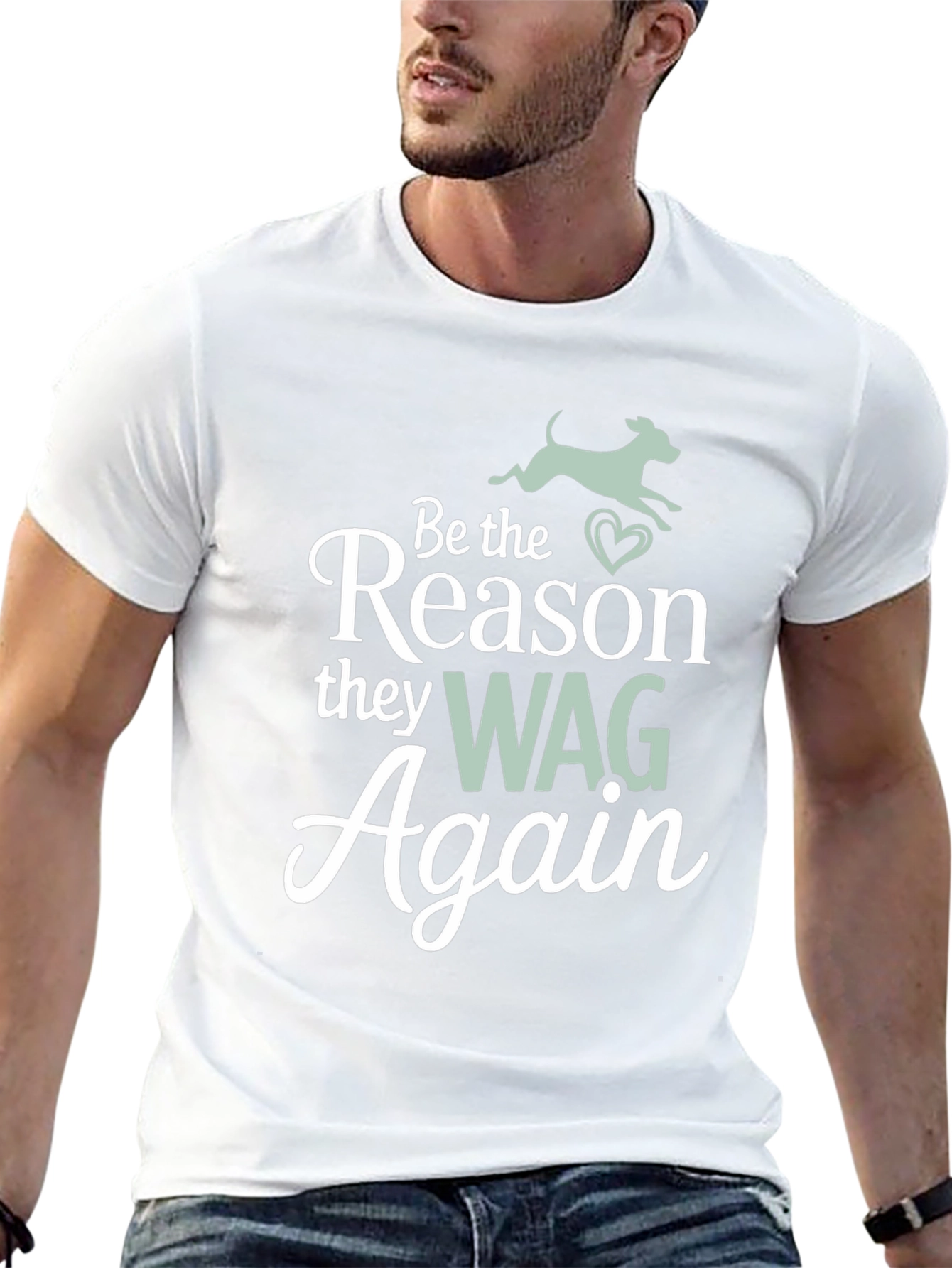 Camiseta Negra Be the Reason They Wag Again