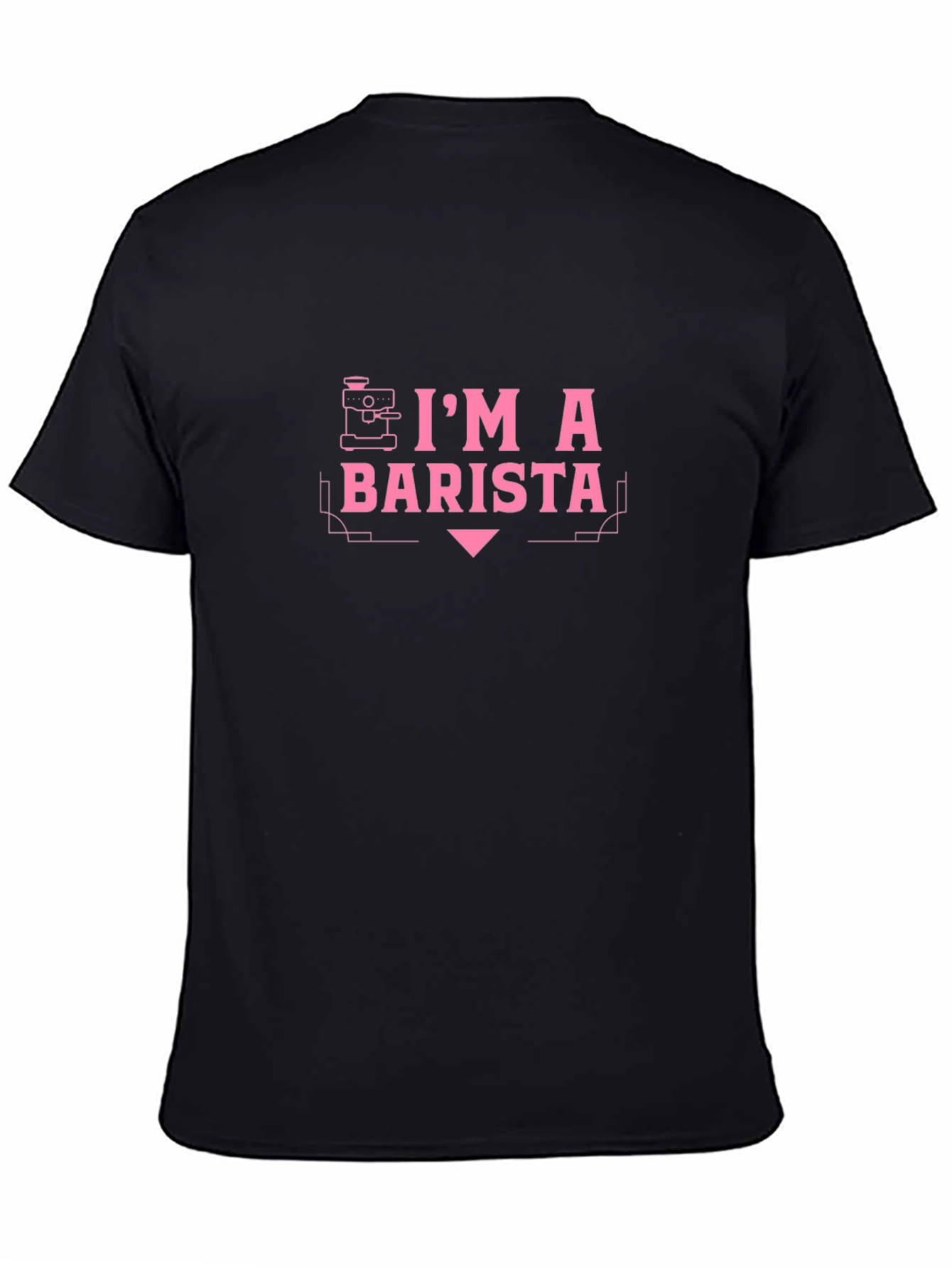 Camiseta Negra Barista - Diseño Original