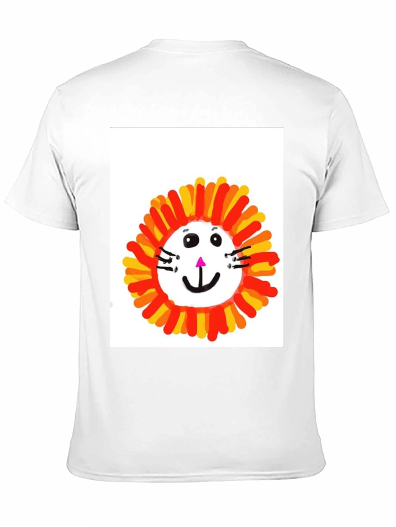 Camiseta Negra con Diseño de León Infantil