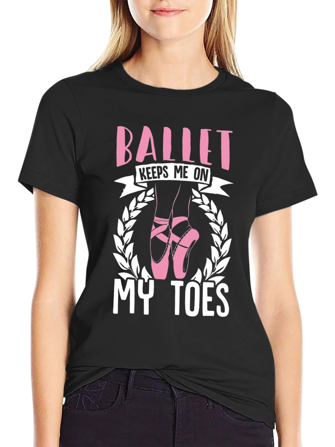 Camiseta Negra Ballet