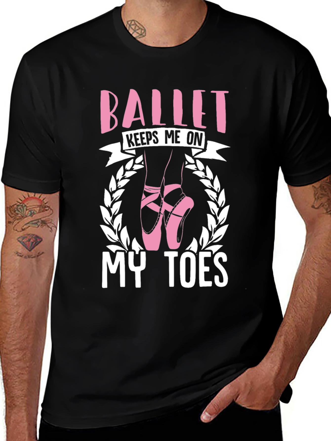 Camiseta Negra Ballet