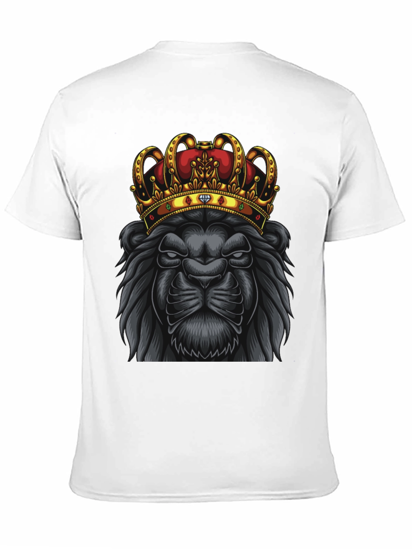 Camiseta Hombre León con Corona
