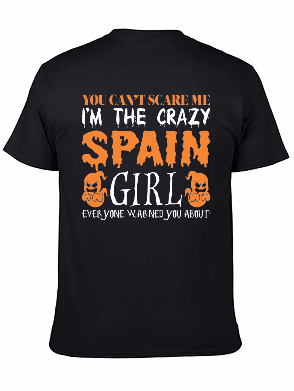 Camiseta Divertida España Girl Halloween