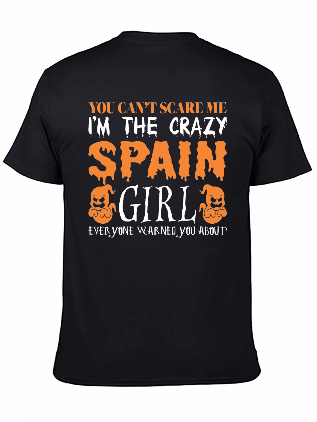 Camiseta Divertida España Girl Halloween