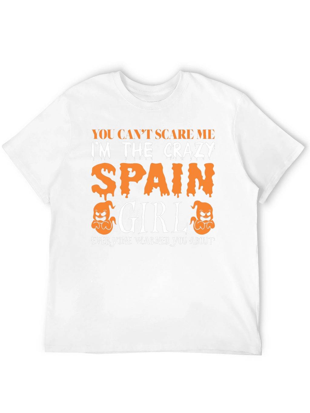 Camiseta Divertida España Girl Halloween