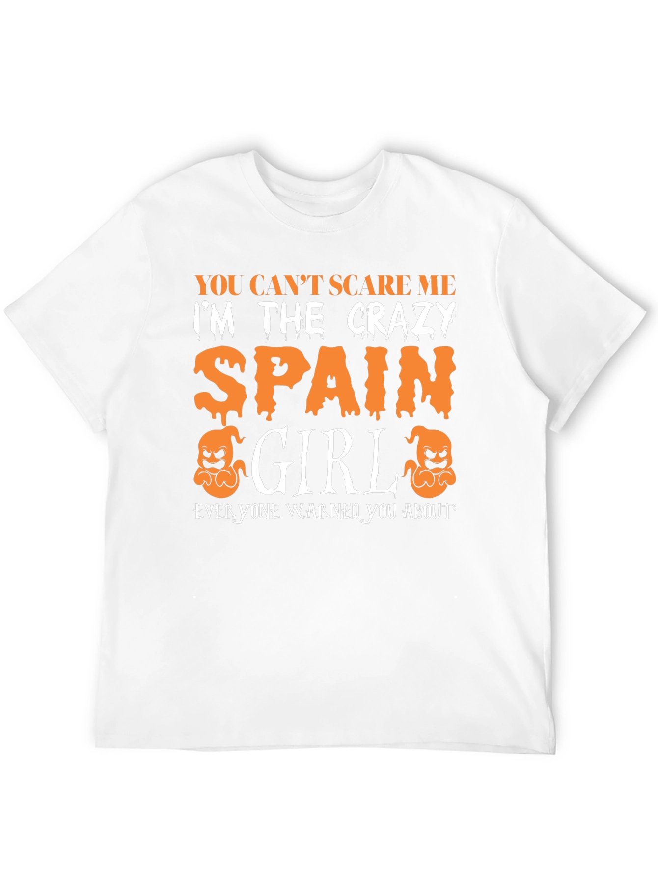 Camiseta Divertida España Girl Halloween