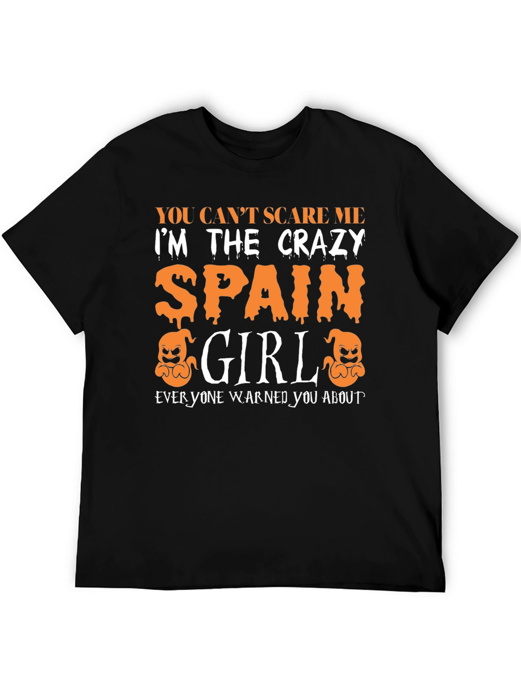 Camiseta Divertida España Girl Halloween