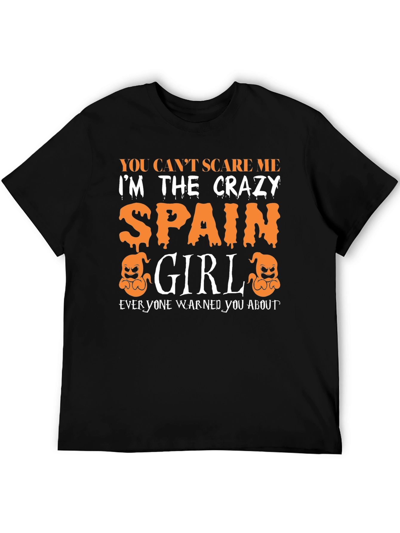 Camiseta Divertida España Girl Halloween