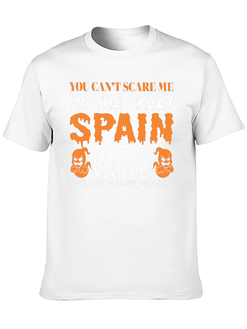 Camiseta Divertida España Girl Halloween