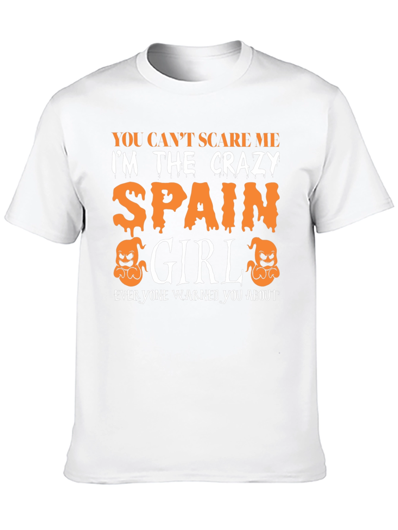 Camiseta Divertida España Girl Halloween
