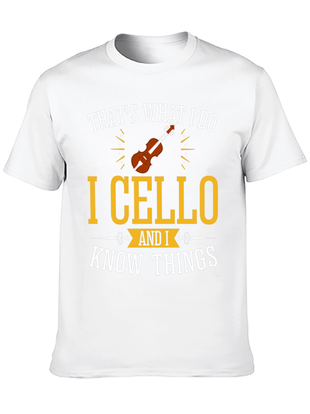 Camiseta Negra Humorística de Chelo