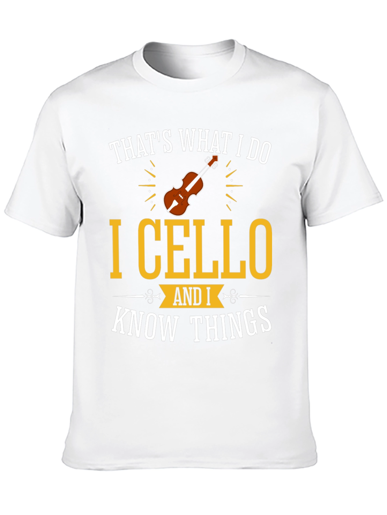 Camiseta Negra Humorística de Chelo