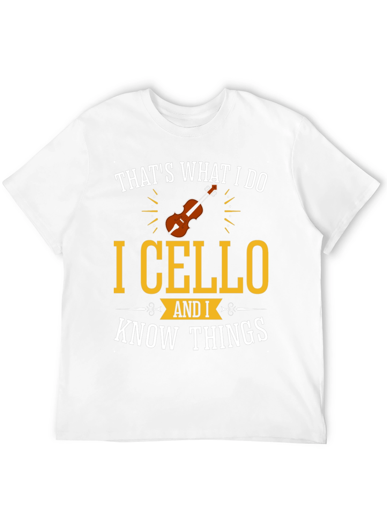 Camiseta Negra Humorística de Chelo