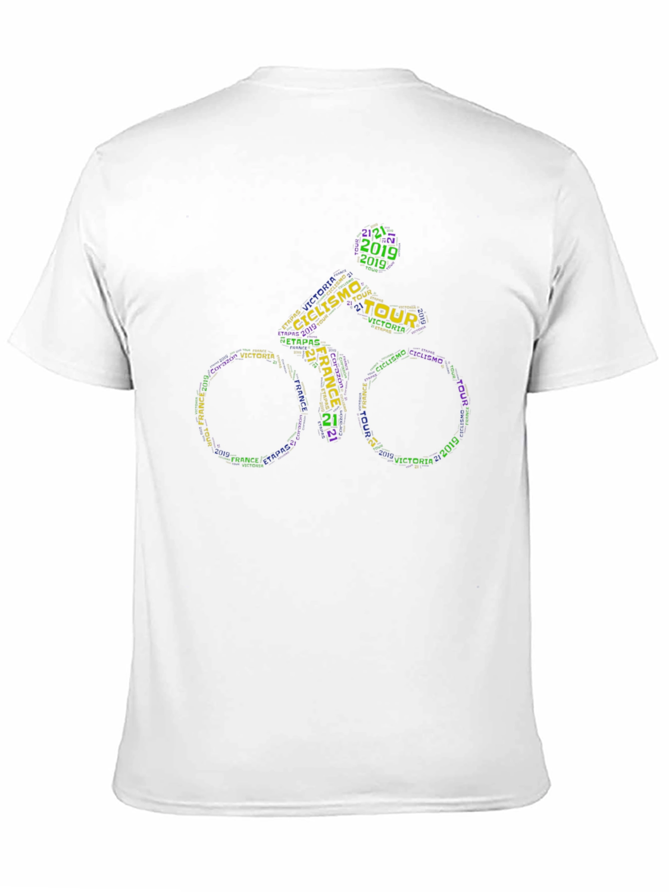 Camiseta Ciclismo Tour Francia Diseño Único