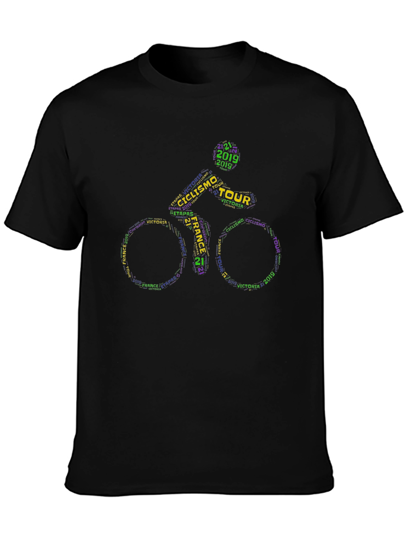 Camiseta Ciclismo Tour Francia Diseño Único