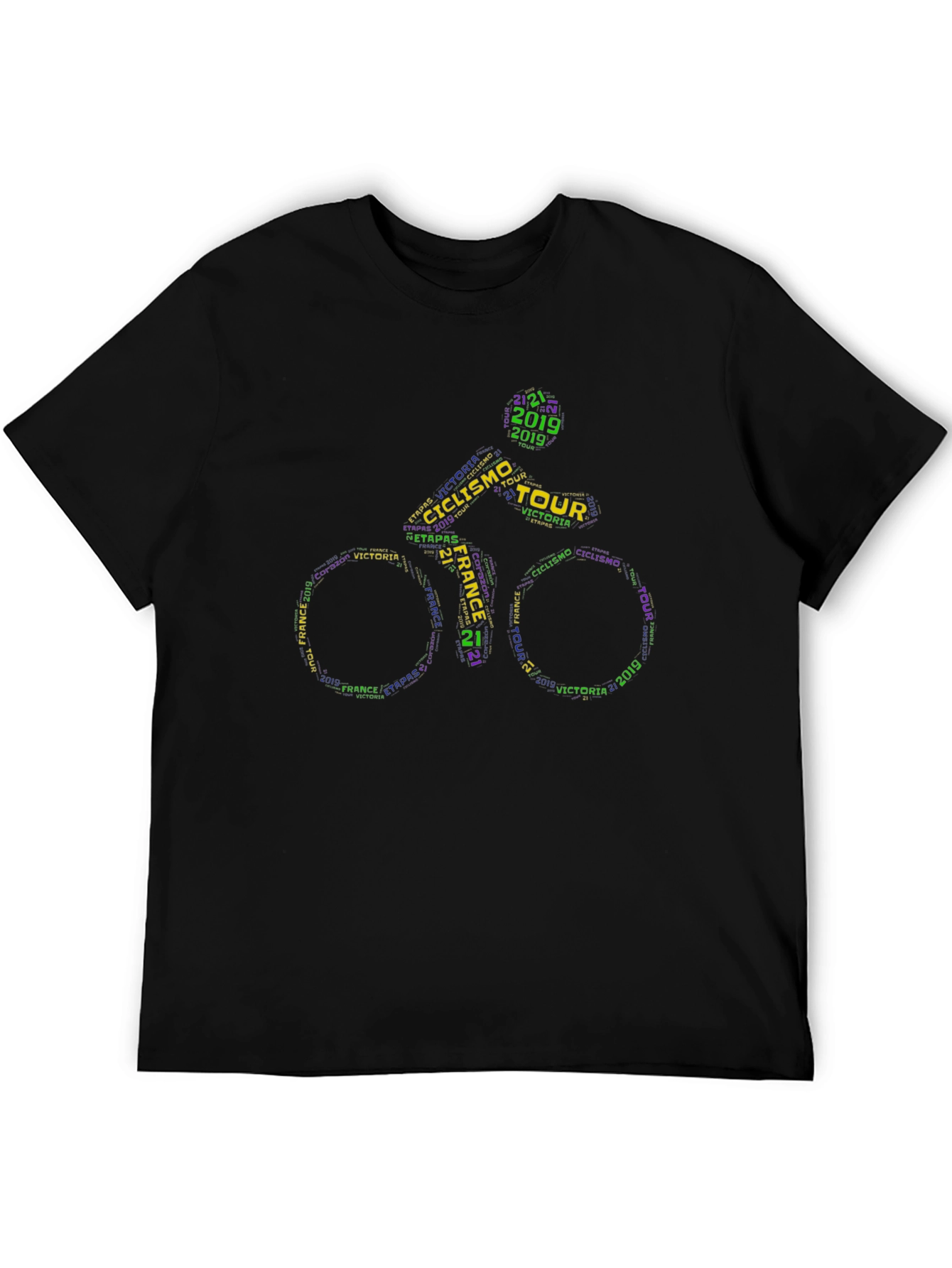 Camiseta Ciclismo Tour Francia Diseño Único