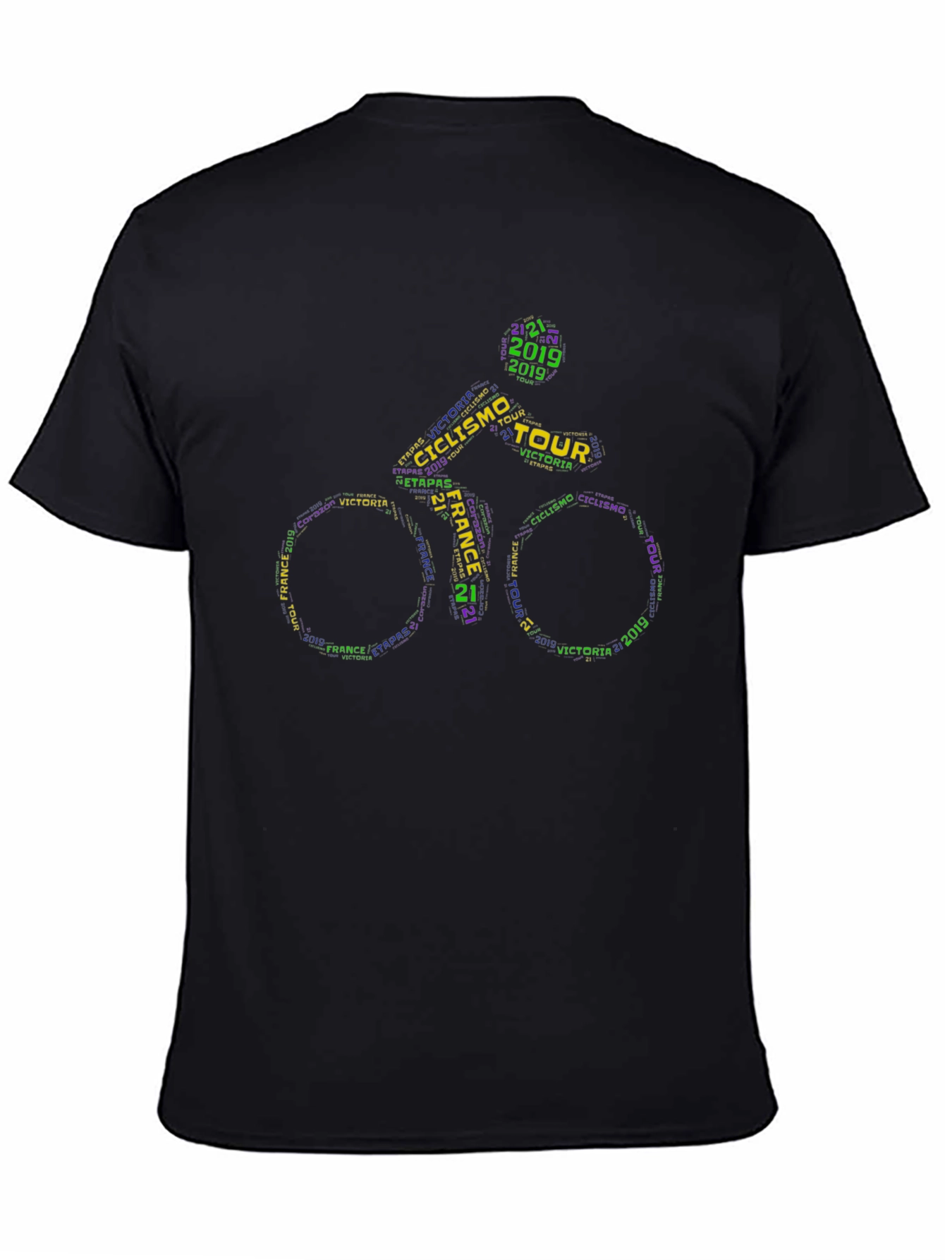Camiseta Ciclismo Tour Francia Diseño Único