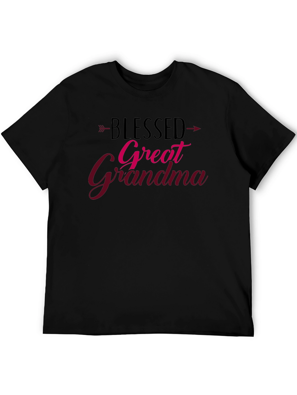 Camiseta Negra Blessed Great Grandma