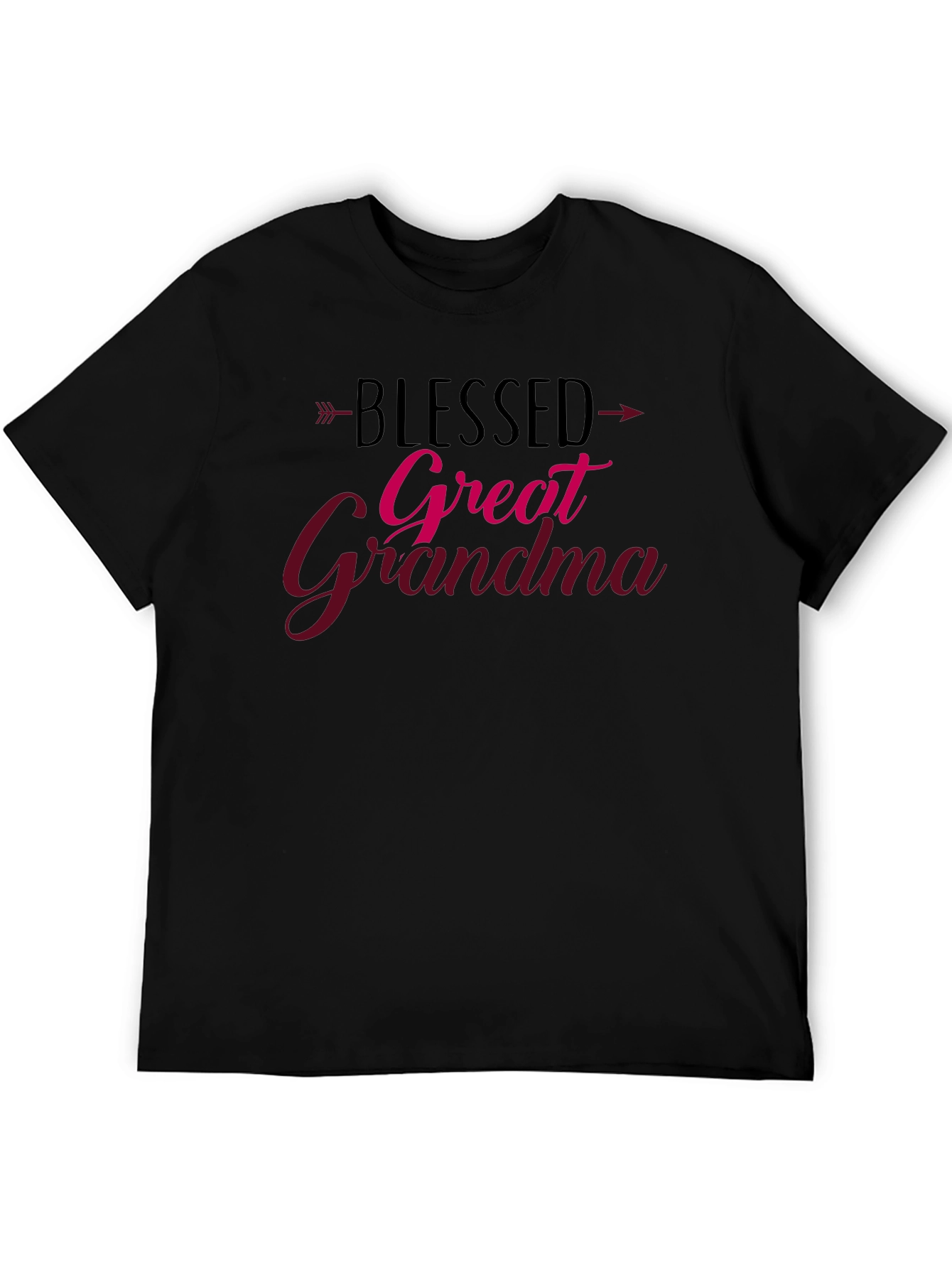 Camiseta Negra Blessed Great Grandma