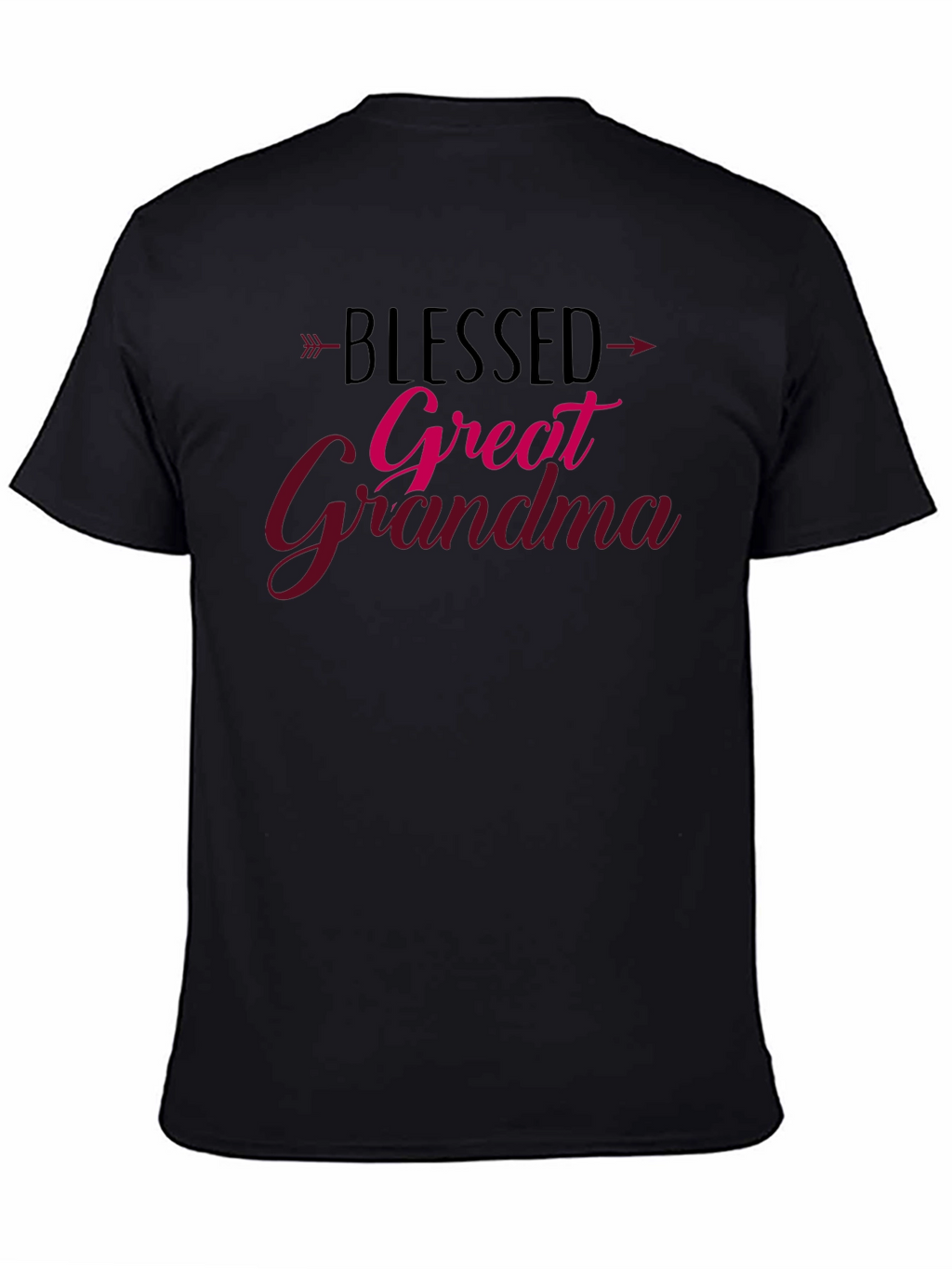 Camiseta Negra Blessed Great Grandma