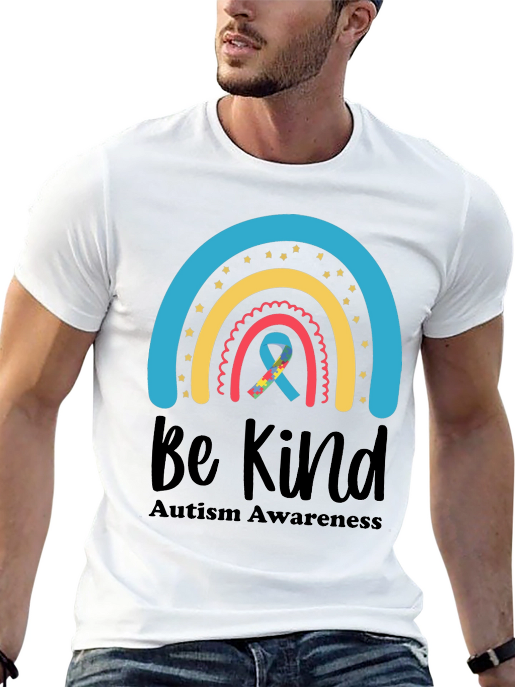 Camiseta Concienciación Autismo Sé amable