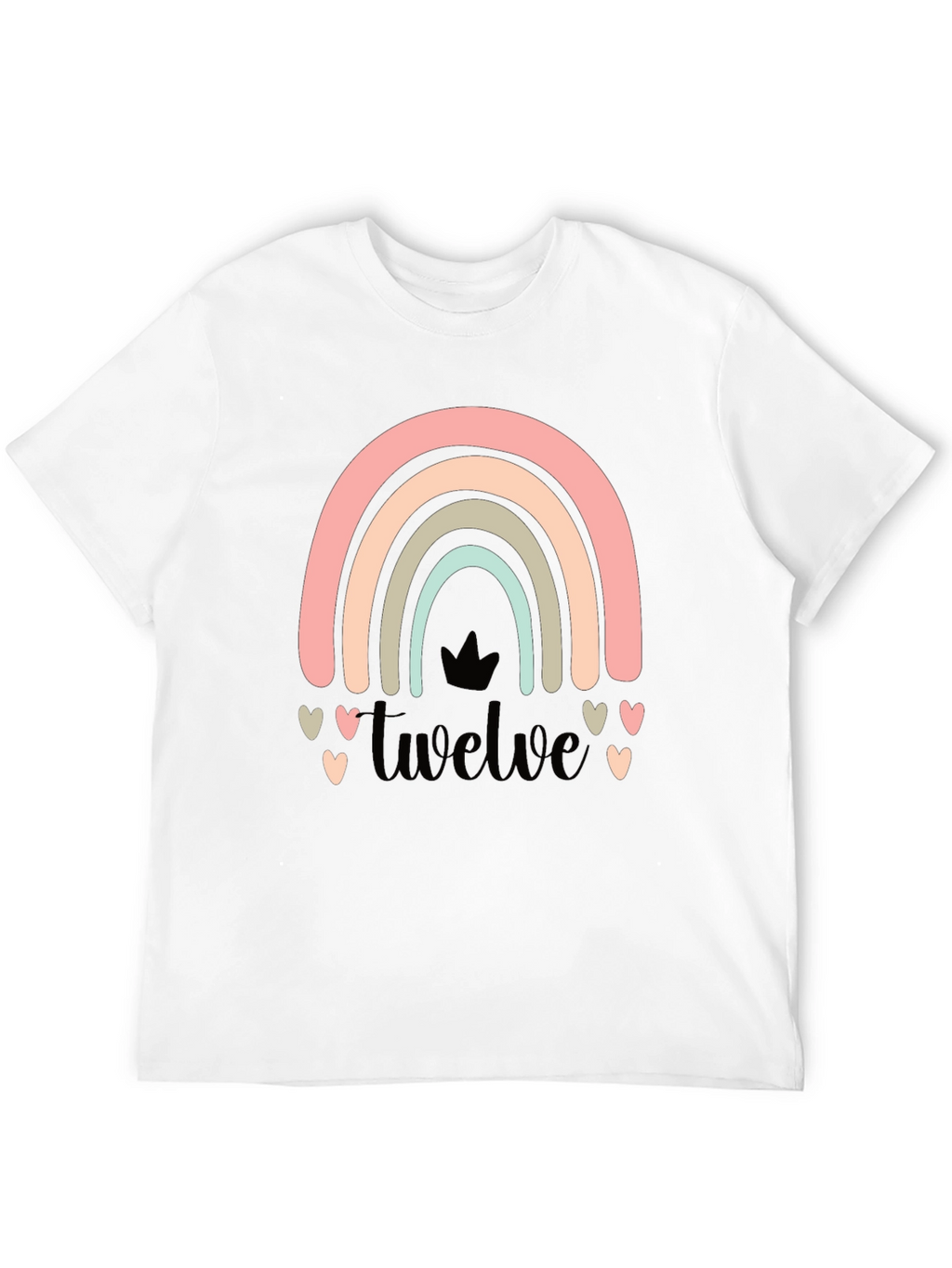 Camiseta Doce con Arcoíris Pastel