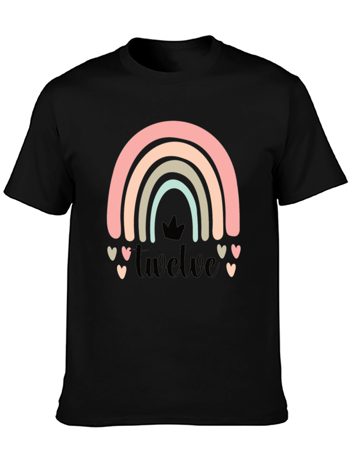 Camiseta Doce con Arcoíris Pastel
