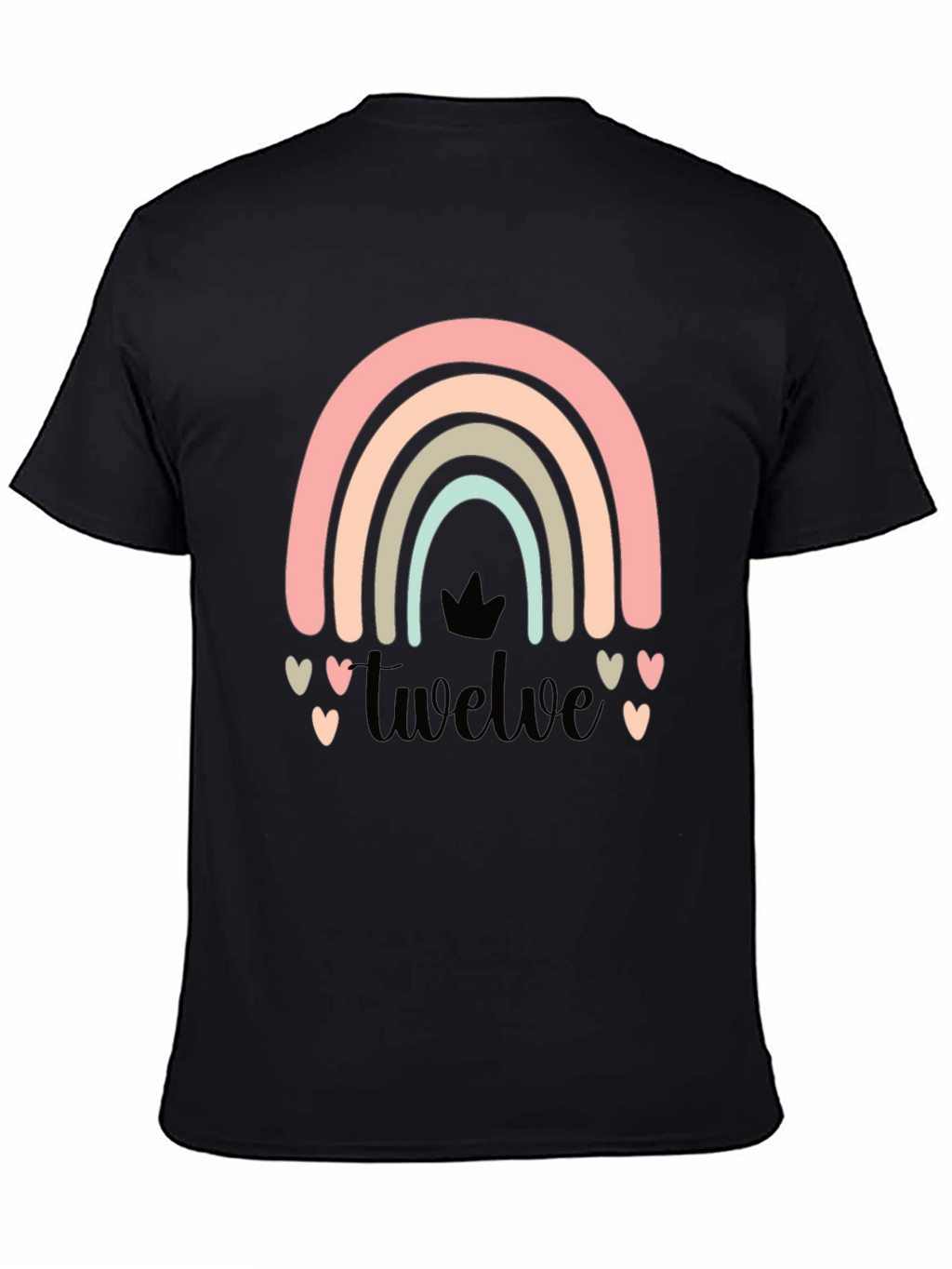 Camiseta Doce con Arcoíris Pastel