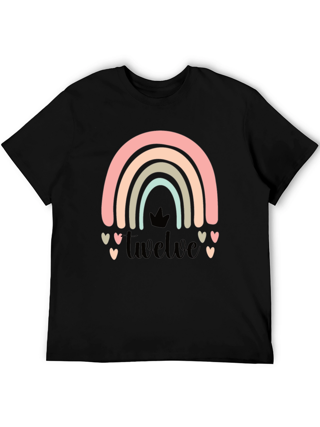 Camiseta Doce con Arcoíris Pastel