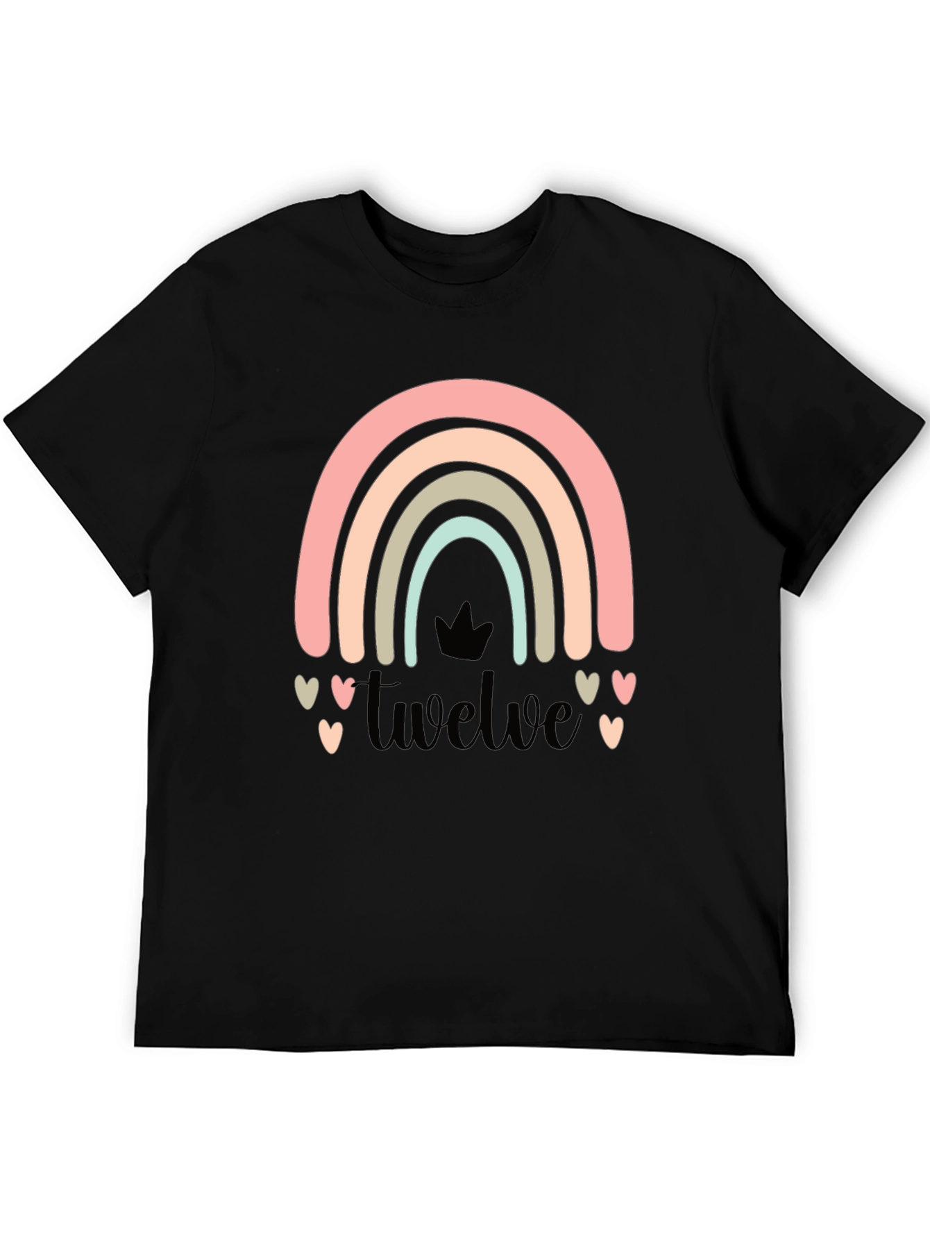 Camiseta Doce con Arcoíris Pastel