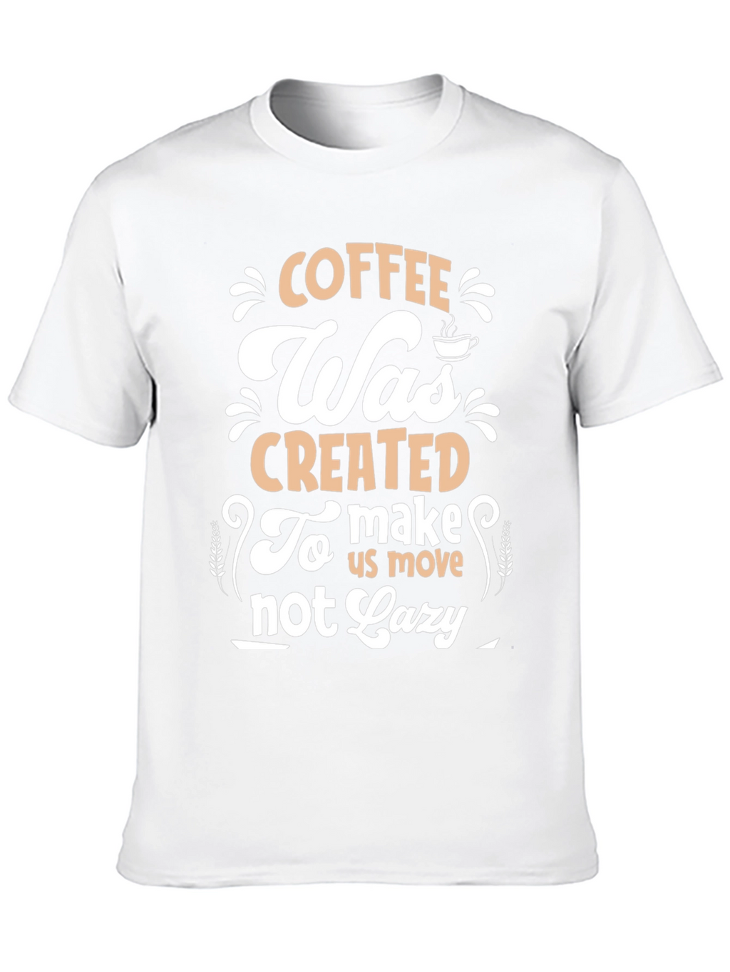 Camiseta Negra con Diseño de Café Motivacional