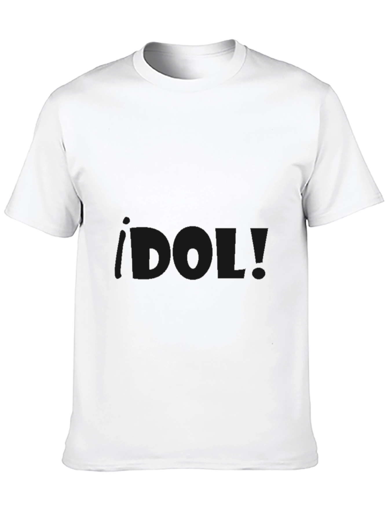 Camiseta Negra Casual de Algodón Premium