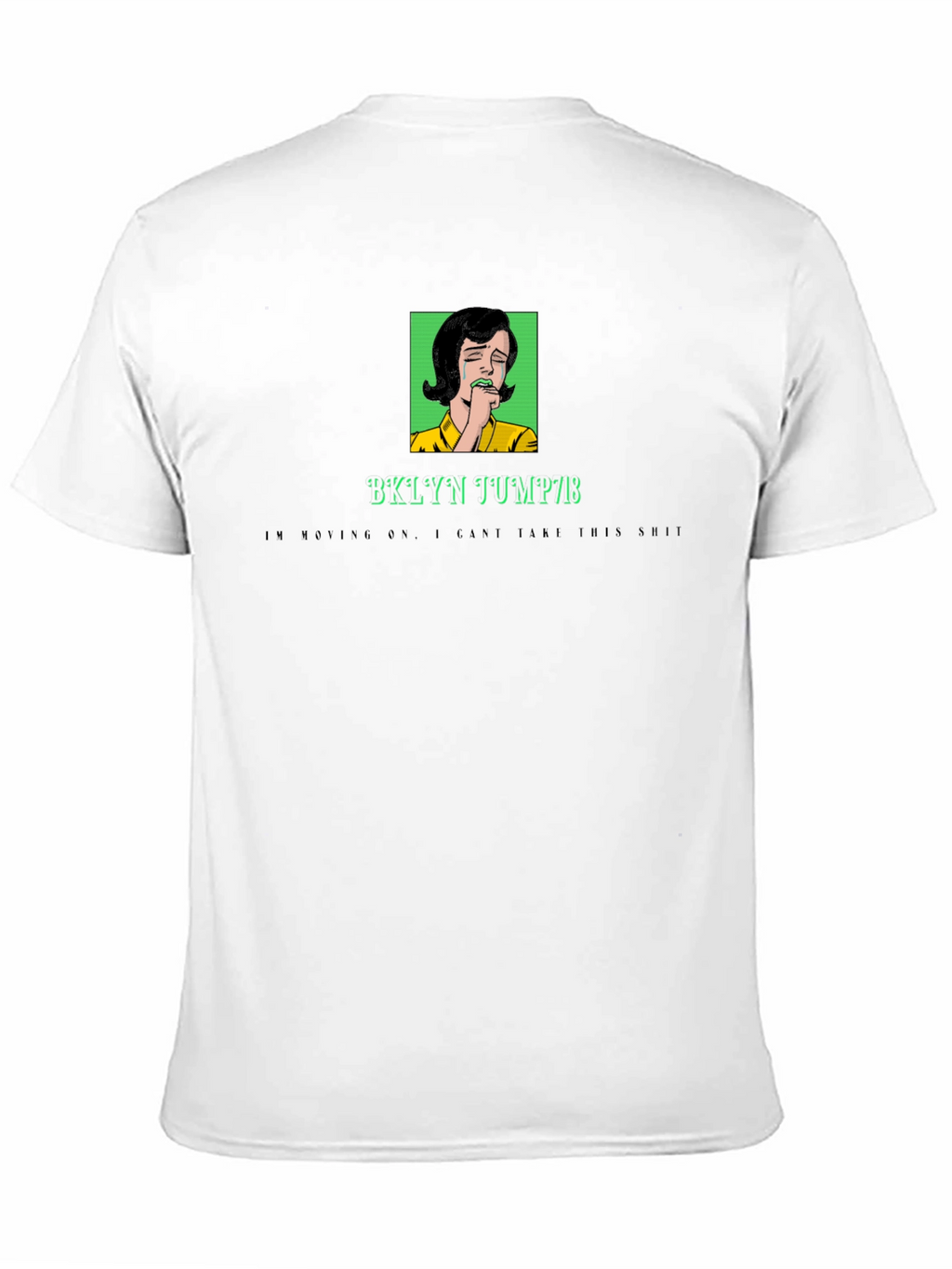 Camiseta Negra con Diseño BKLyn Jump78