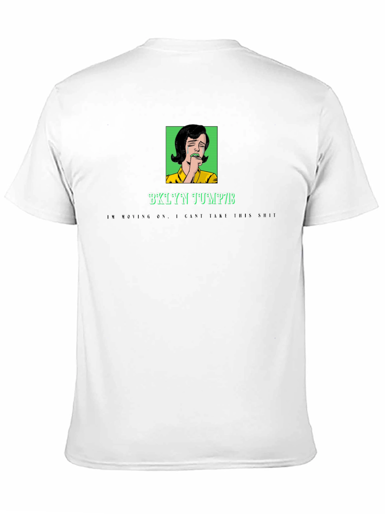 Camiseta Negra con Diseño BKLyn Jump78