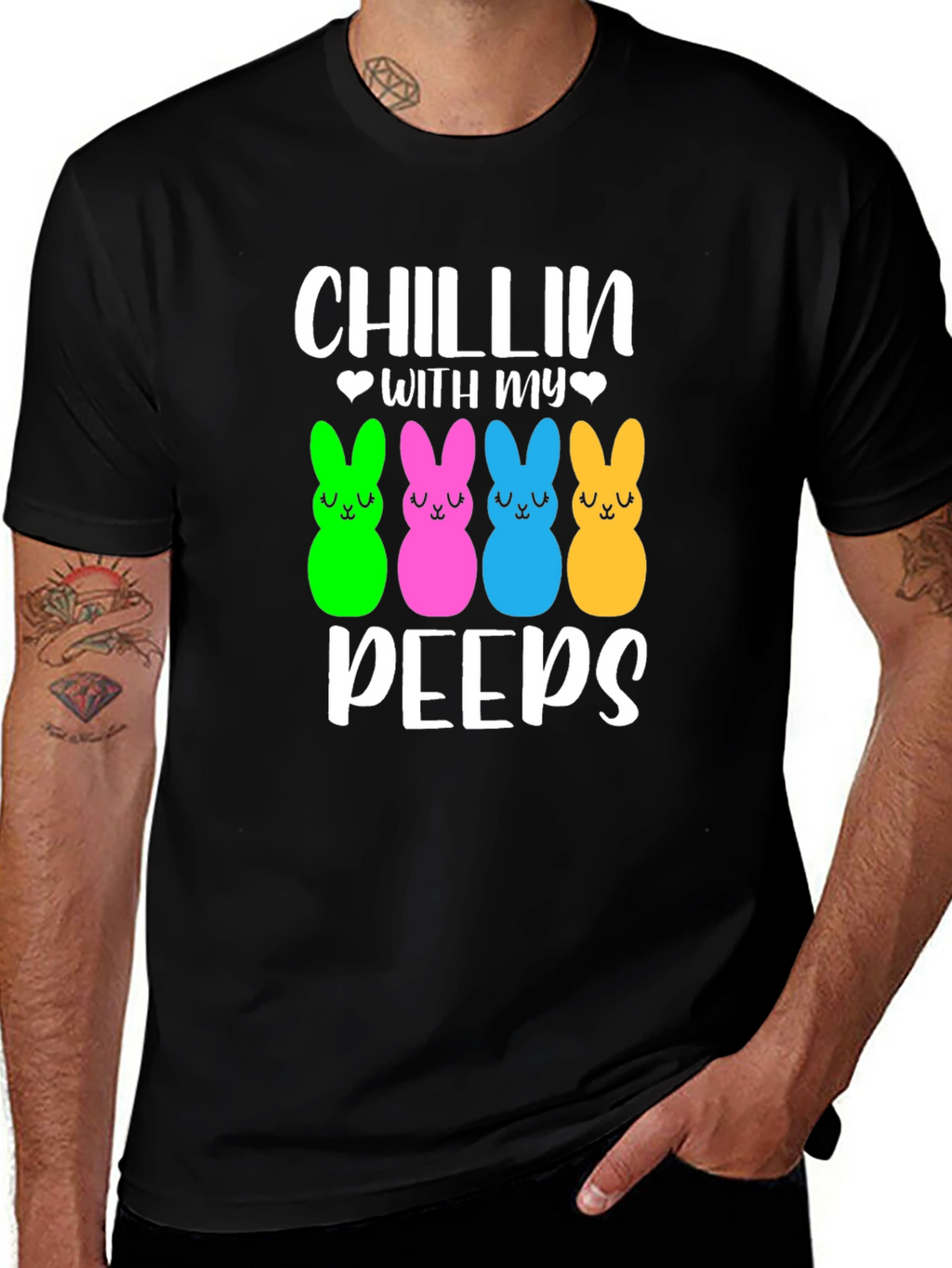 Camiseta Chillin With My Peeps de Pascua