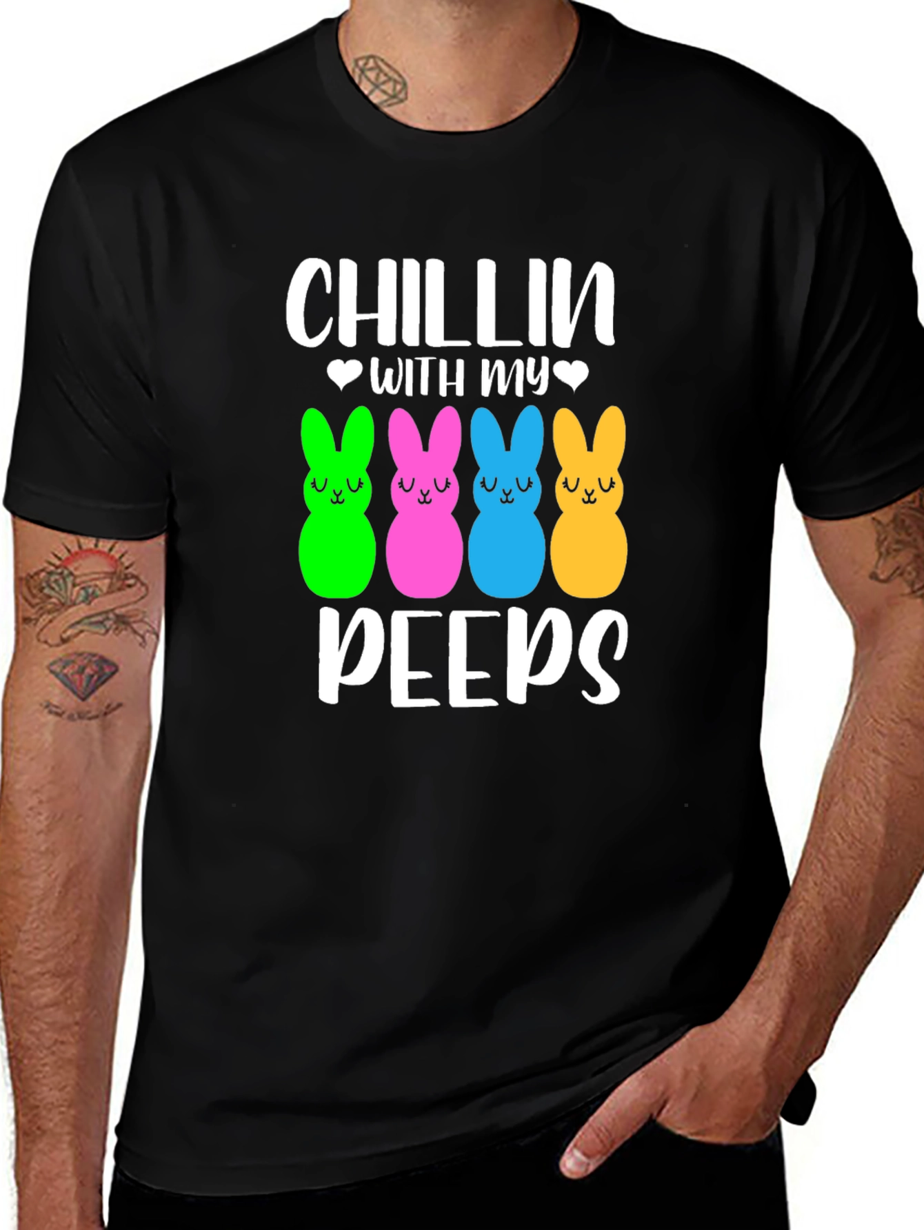 Camiseta Chillin With My Peeps de Pascua