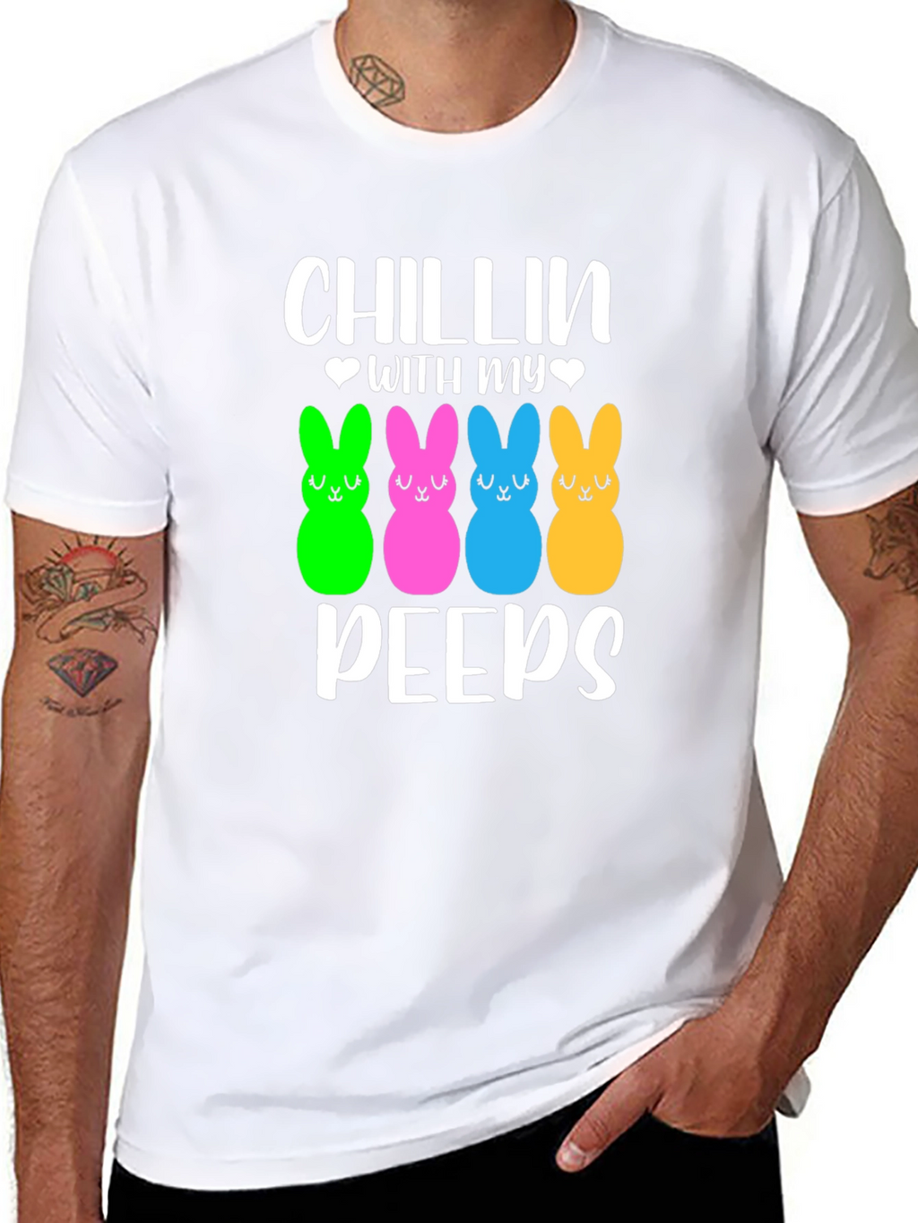 Camiseta Chillin With My Peeps de Pascua