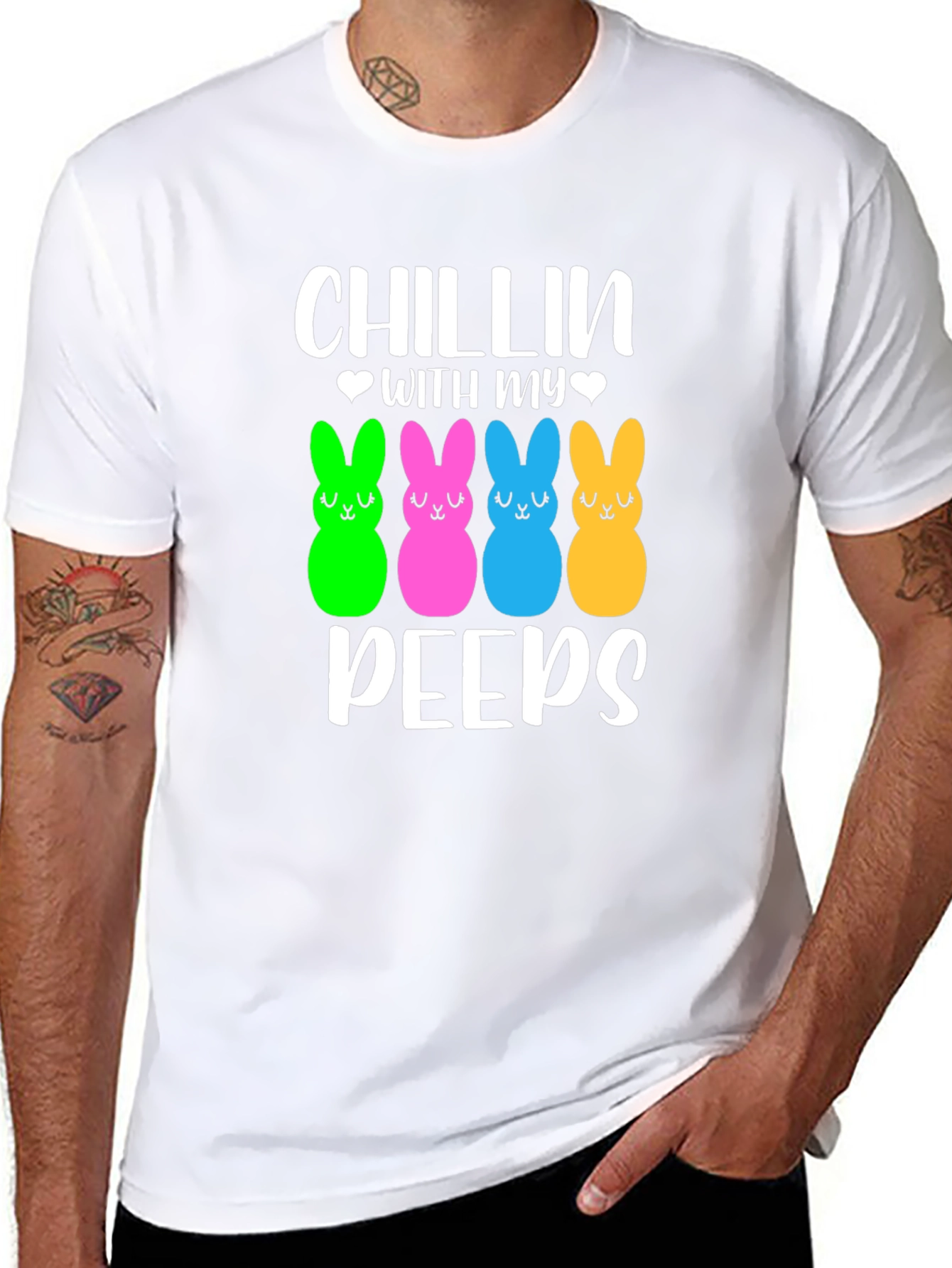 Camiseta Chillin With My Peeps de Pascua