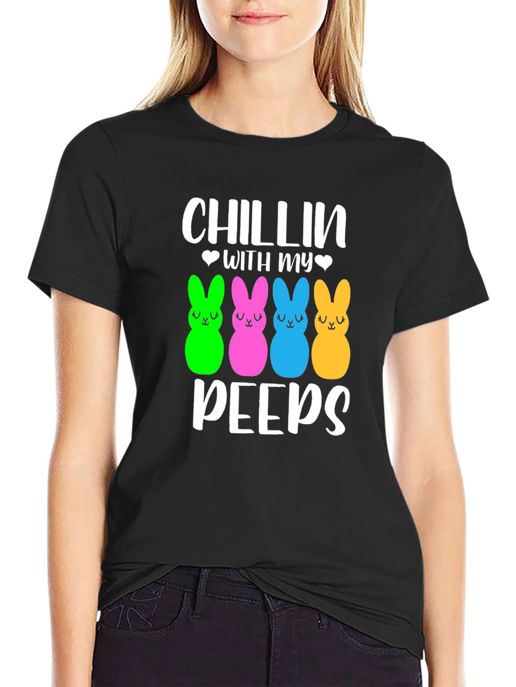 Camiseta Chillin With My Peeps de Pascua