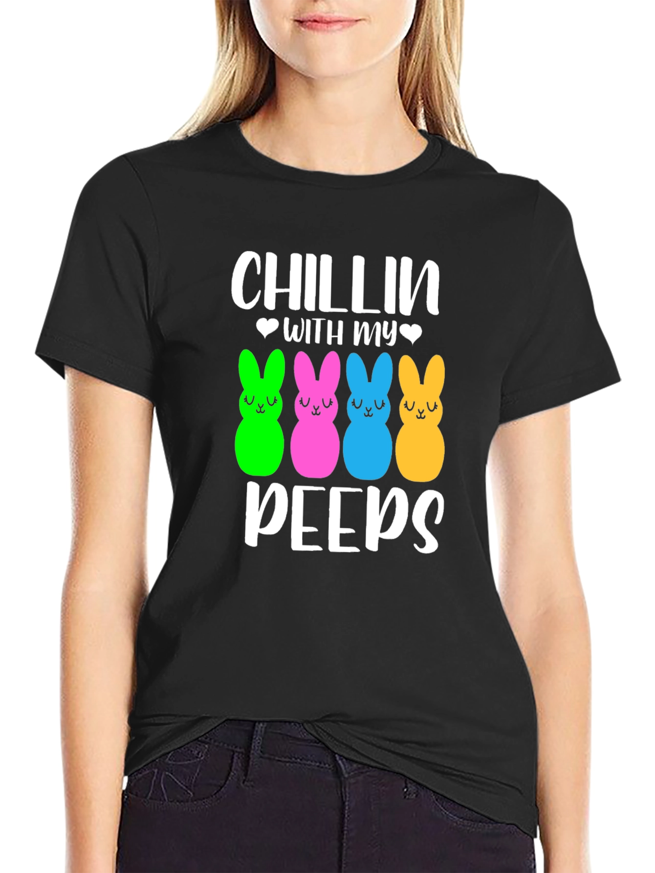 Camiseta Chillin With My Peeps de Pascua