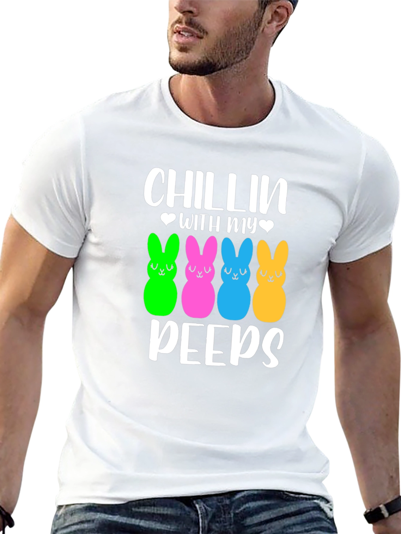 Camiseta Chillin With My Peeps de Pascua
