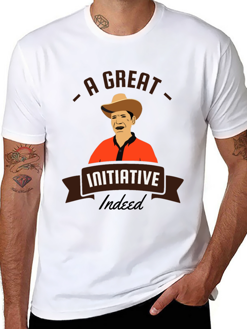 Camiseta A Great Initiative Indeed Hombre