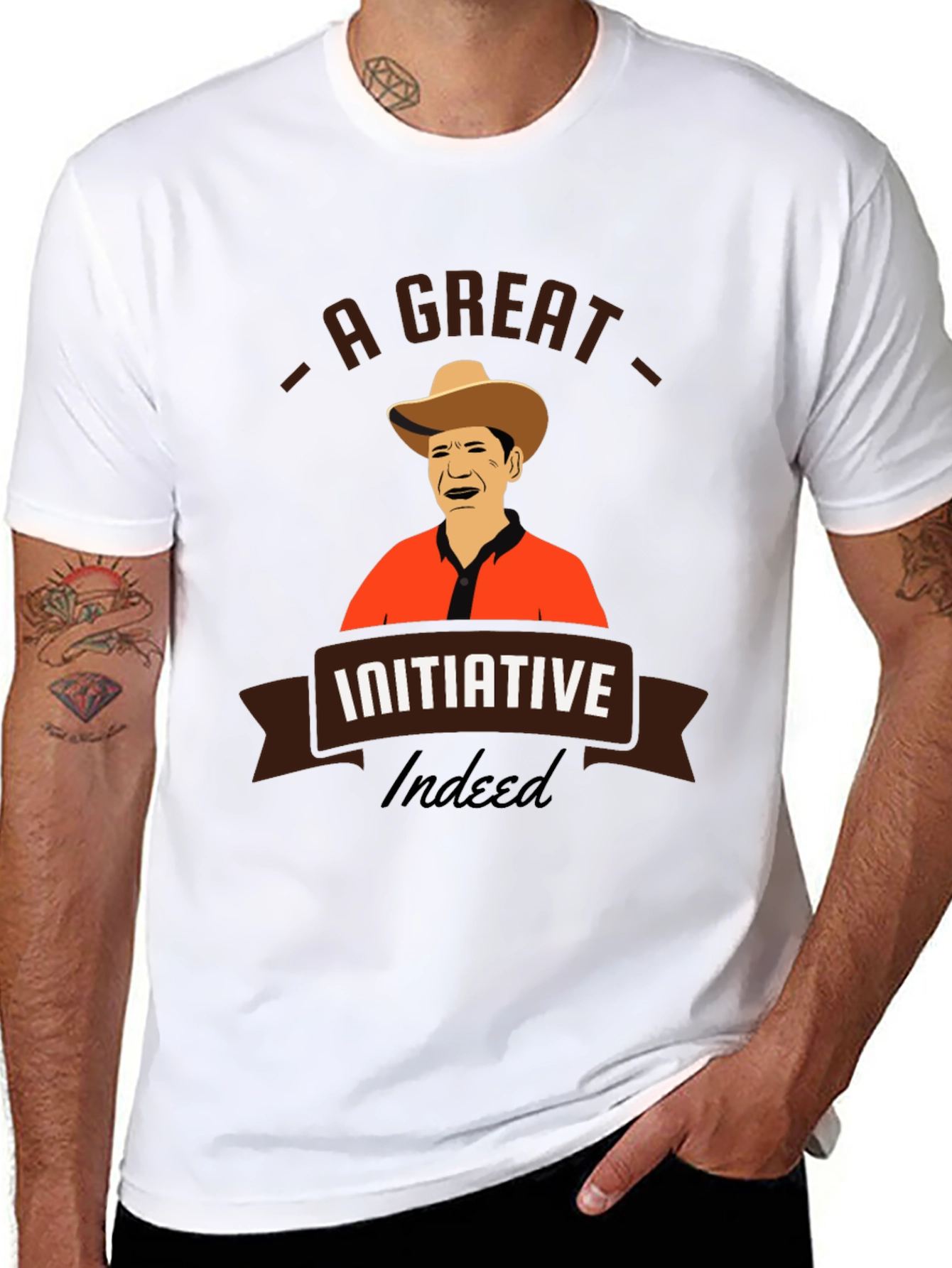 Camiseta A Great Initiative Indeed Hombre