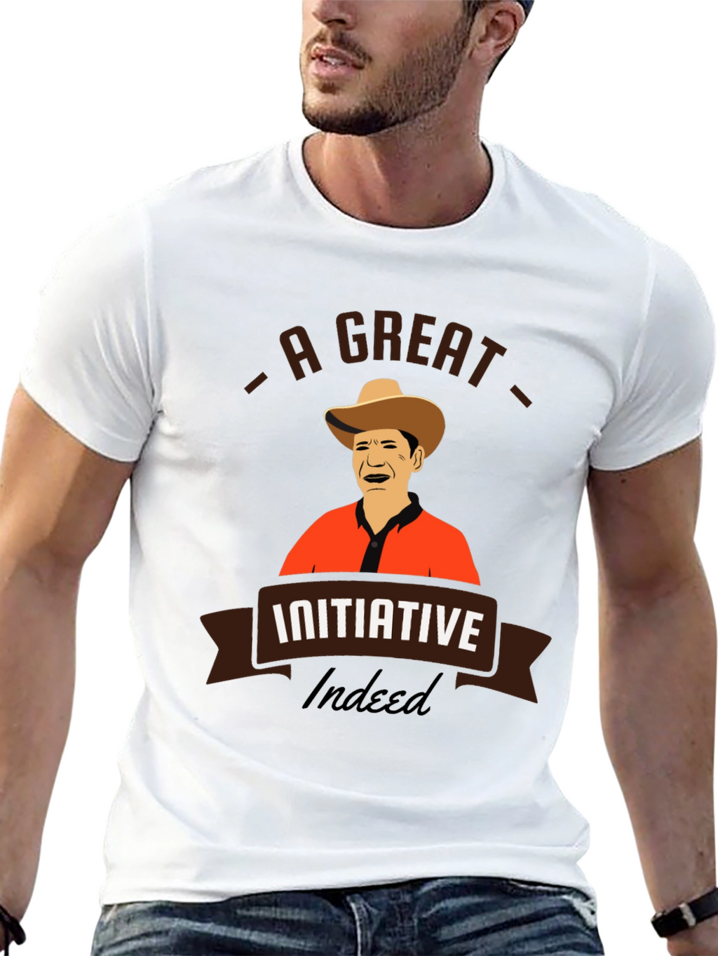 Camiseta A Great Initiative Indeed Hombre