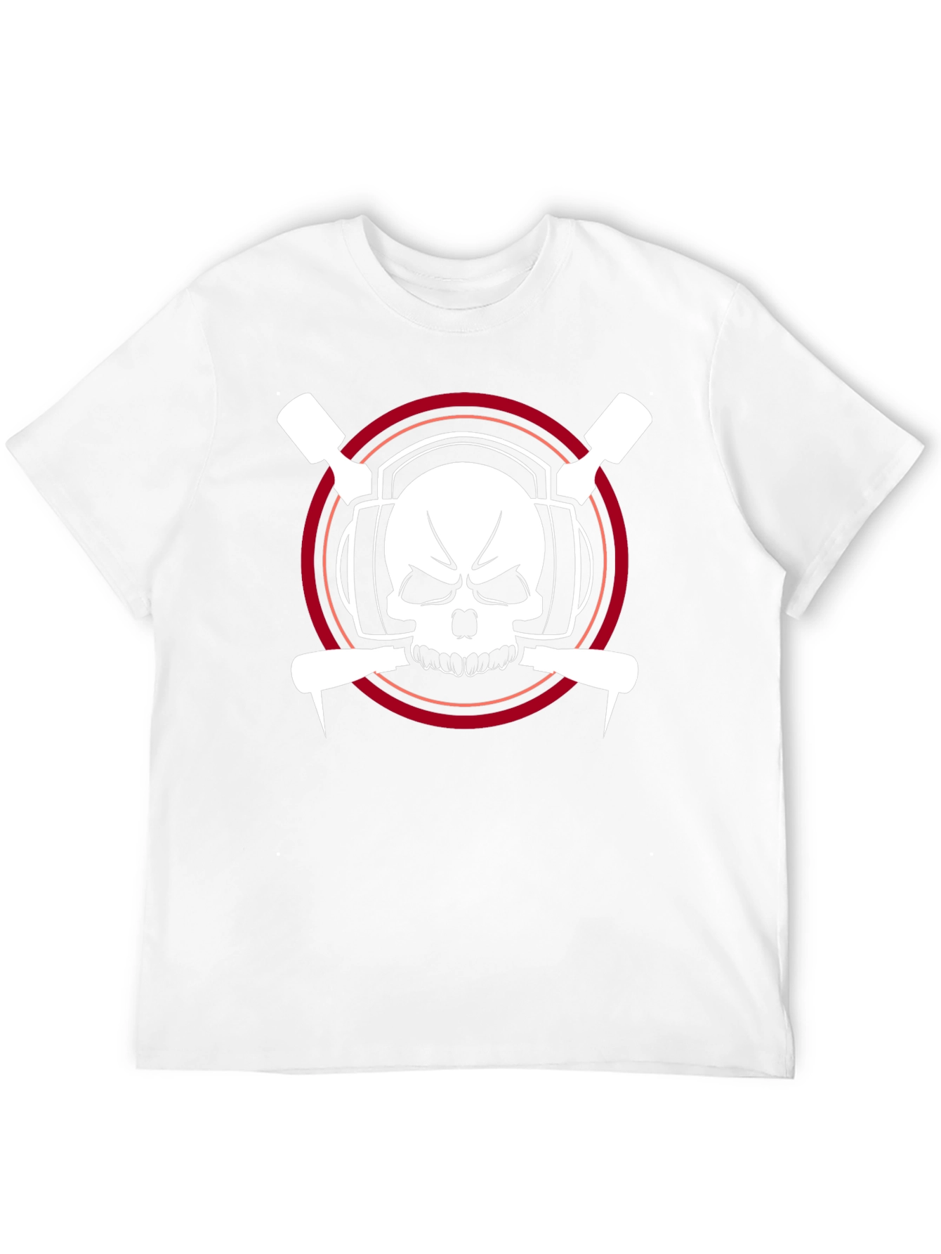 Camiseta Negra con Diseño Calavera Musical