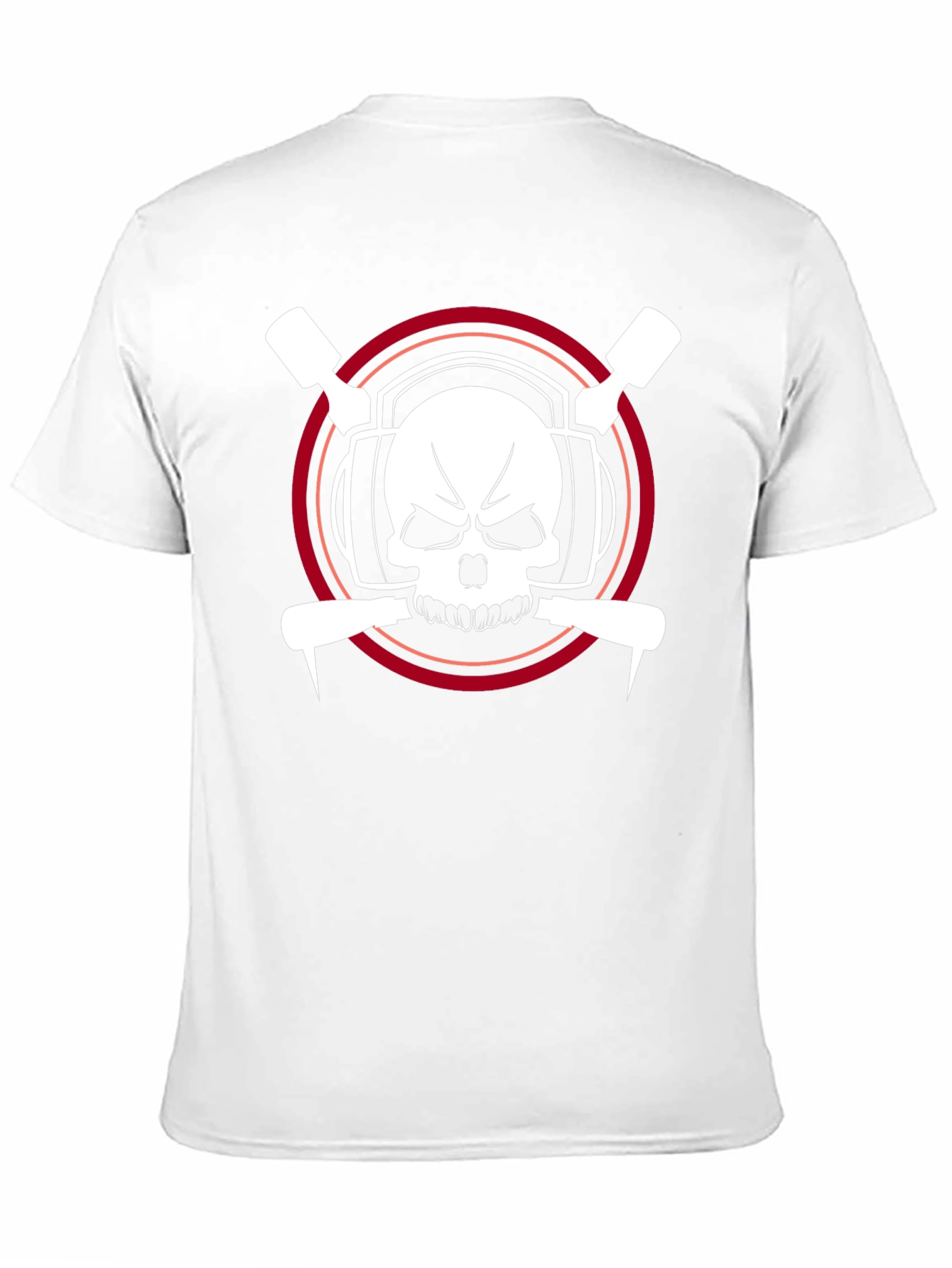 Camiseta Negra con Diseño Calavera Musical