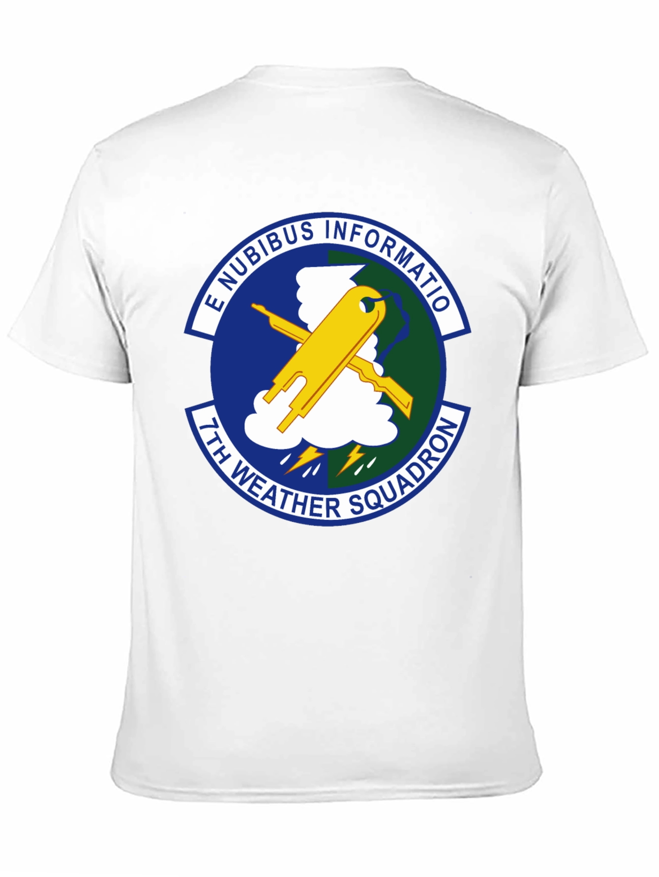 Camiseta Negra 7th Weather Squadron - Diseño Único