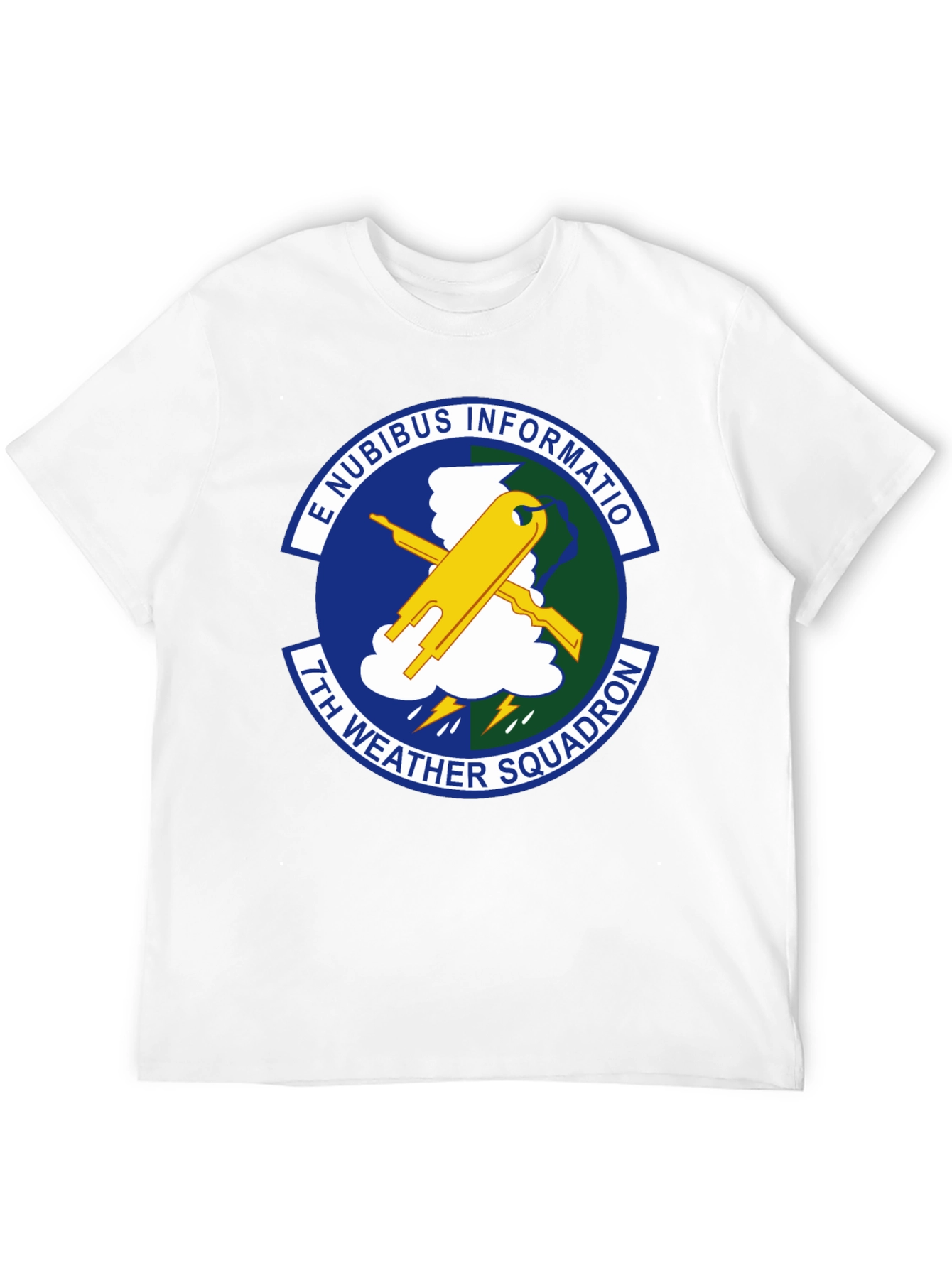 Camiseta Negra 7th Weather Squadron - Diseño Único