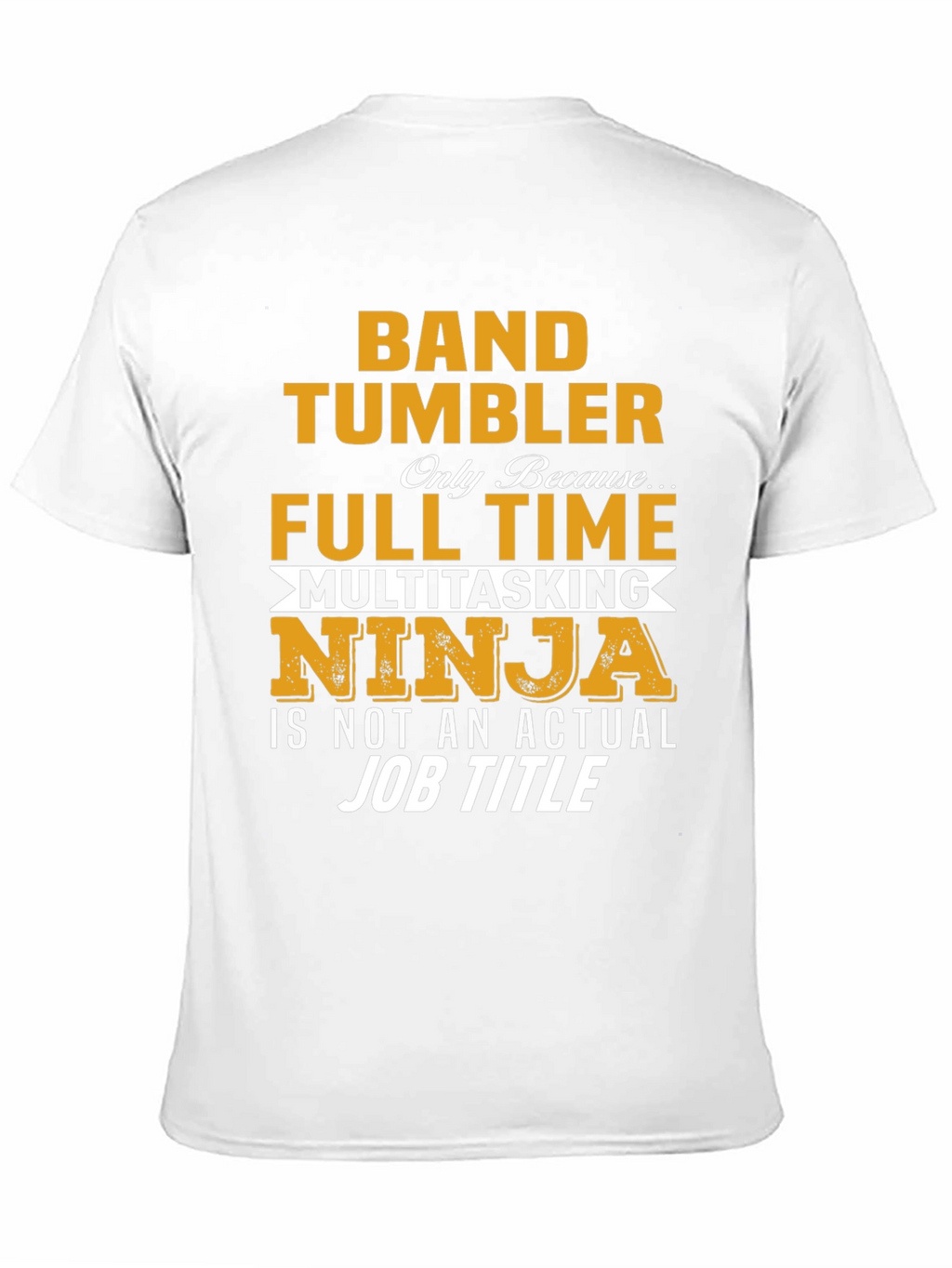 Camiseta Negra Band Tumbler - Ninja